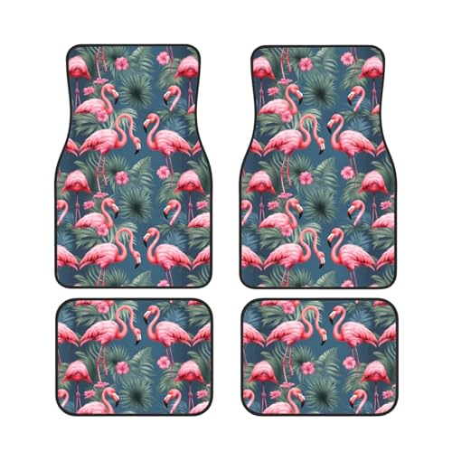 Alfombrillas de flamenco para coche furgonetas y sedanes juego de protectores
