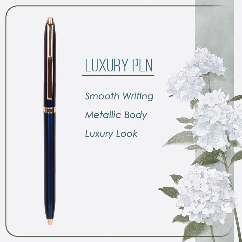 Image of Roshfort Personalized Metal Pen with Blue Ink Signature Pens Customize Print Name Gift Send Details WhatsApp + 91 9631056748
