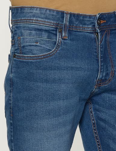 Image of Peter England Men Mid Rise Premium Skinny Fit Stretchable Jeans