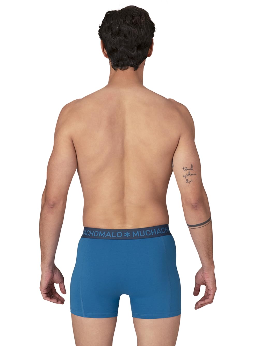 Muchachomalo Boxer da Uomo, Biancheria Intima da Uomo in Cotone, Multipack da 4 Pezzi, Boxer con Stampa, vestibilità Classica, con Fascia Elastica in Vita