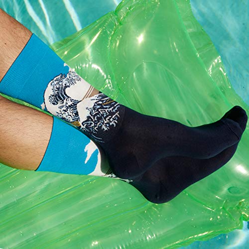 Hot Sox Men's Fun Famous Artist Paintings Crew Socks - 1 Pair Pack - Cool & Artistic Novelty Art Gifts4
