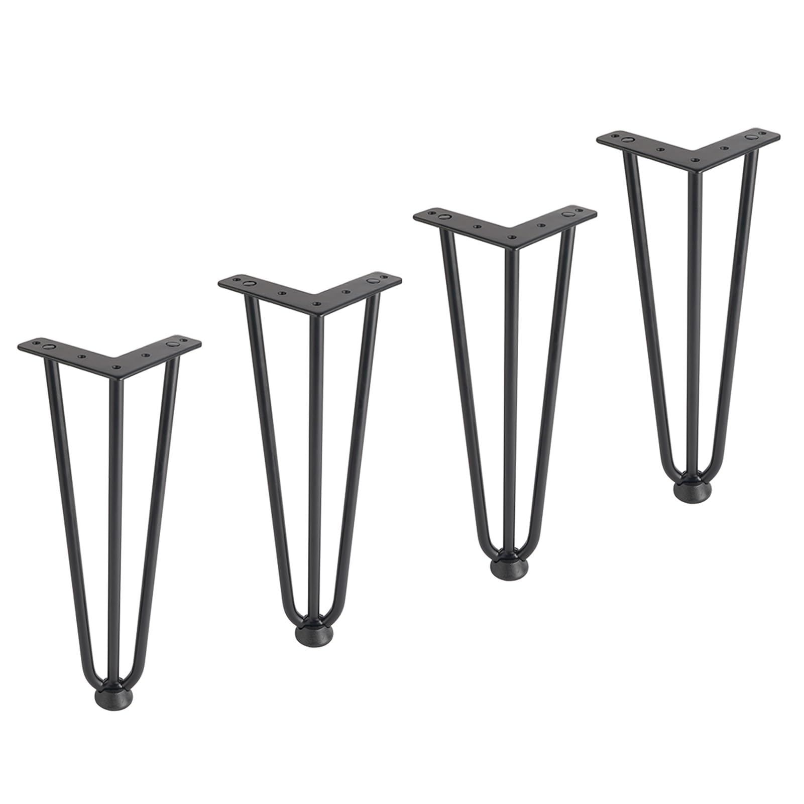 Pieds de table basse en métal avec finition fer forgé pour canapé