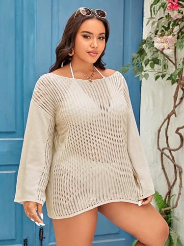 Robe cache-maillot en maille pour un look de plage chic et élégant - 3