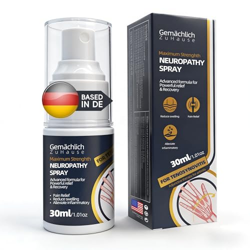 NDC Listed Wrist and Hand Pain Relief Arnica Spray - Maximum Strength Arnica for Carpal Tunnel and Mommy Thumb - Instant Warming for Trigger Finger Stiffness - Non Sticky Formula 30 mL