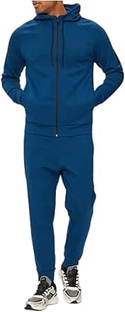 Maillot De Survêtement Homme BOSS - Col Ras Du Cou, Manches Longues, Coupe Régulière - Composition 80% Coton, 15% Polyester, 5% Élasthanne