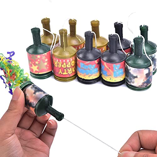 30Pcs Kids Mini Party Confetti Poppers Streamers Party Poppers for Wedding, Birthday, Graduation, Baby Shower kids toy Safe Confetti Poppers for Fun Party Supplies, Christmas New Year Decorations