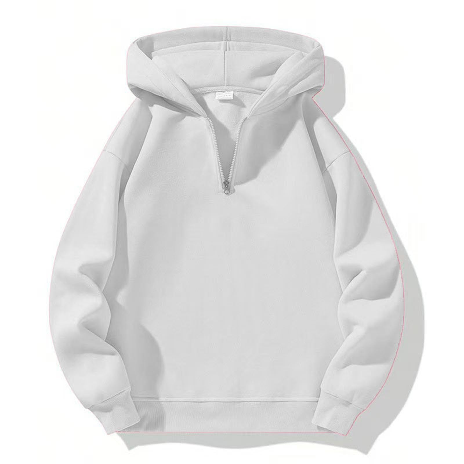 Sweat à capuche zippé ample pour éviter le froid lors de vos sorties