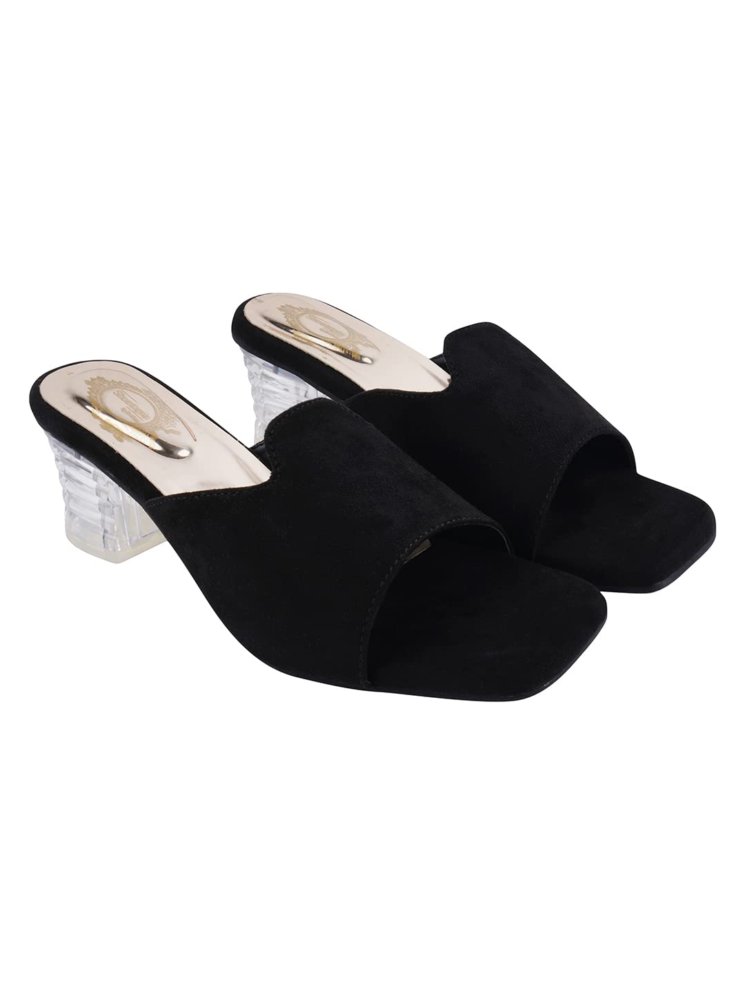 Shoetopia Women and Girls Casual Comfortable Fashion Heeled Sandals/Heel-1100/ Black/ UK4-EU37 (B0BGX8VQV1) Amazon Price History, Amazon Price Tracker