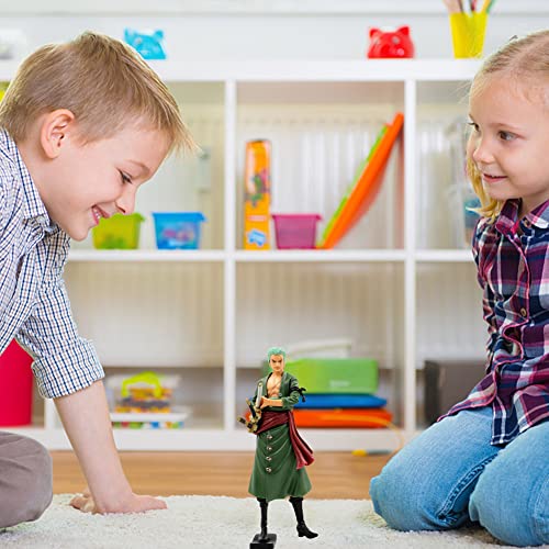 Hilloly One Piece Roronoa Zoro Figure, 1 PCS Anime...