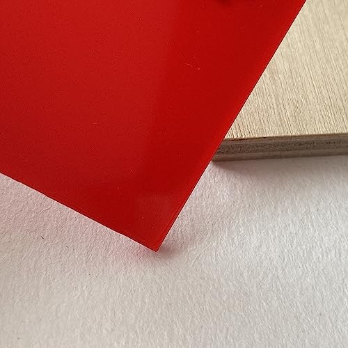 Opaque Red Acrylic Sheet (24