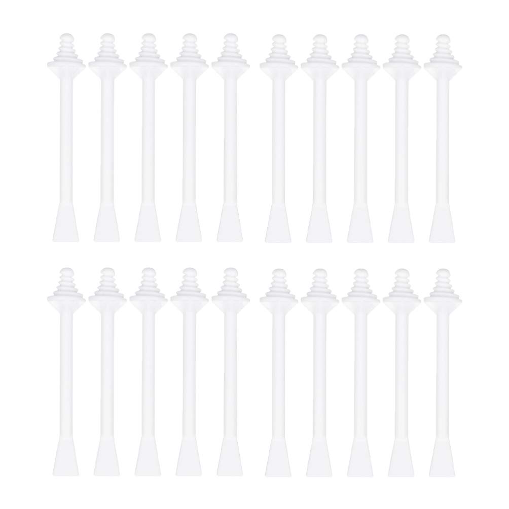 FOMIYES Nose Hair Remover Wax Stick 20pcs Plastic Nose Facial Hair Removal Tool Easy to Use