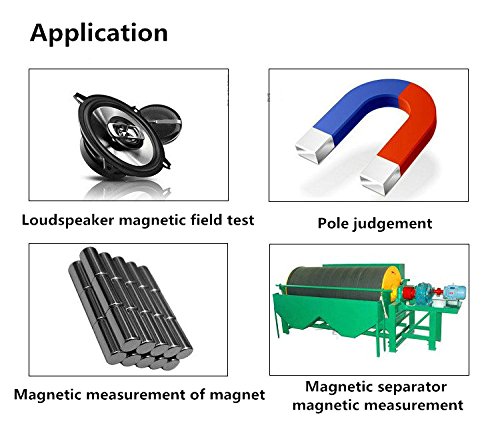 Medidor Gauss WT-10A medidor campo magnético digital miniatura 4
