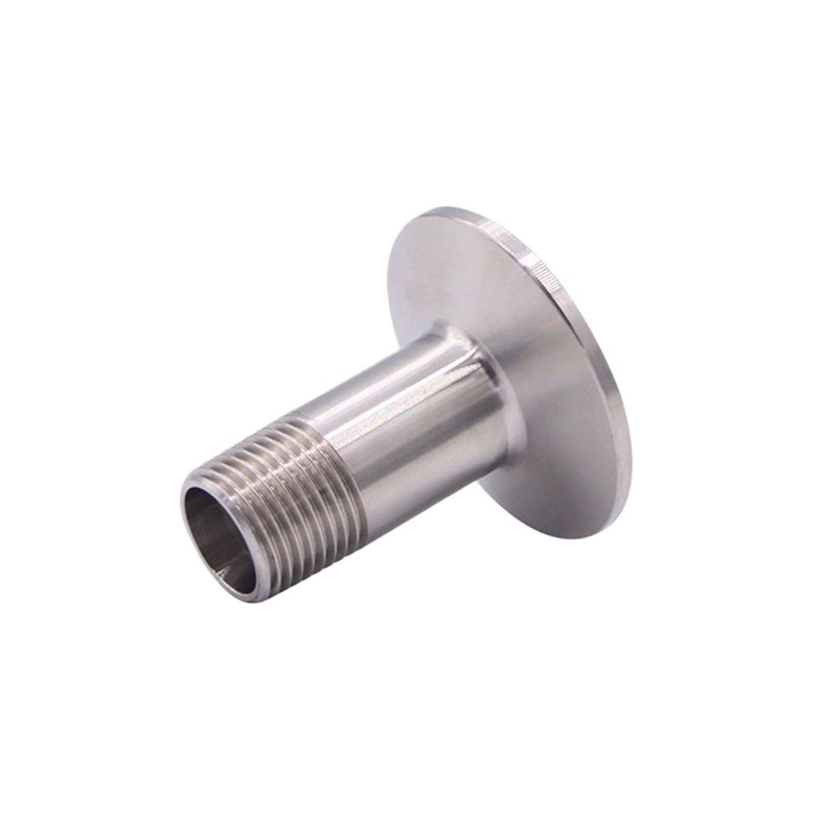LEOTNNDQ 1pcs 304 stainless steel clamp type external thread connector DN8-DN100 sanitary grade 316 stainless steel(DN8 x TC50.5mm,316L)