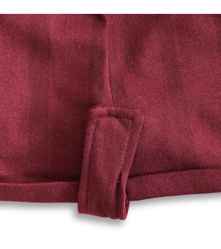 Image of YUV Multicolor Solid Cotton Blend Shorts for Girls, Pack of 2