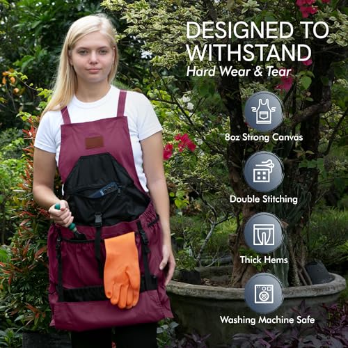 Grace And August Gardening Apron With Pockets For Women & Men thumb #4
