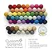 Custom Felt Ball Garland handmade by Sheep Farm Felt- You choose your colors, length, and how the pieces are spaced. 1 inch felt balls