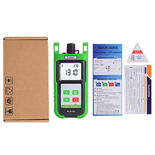 1310/1550m FTTH Tester KLS-35-SM Pocket Sized Optical Single Mode Light Source OLS Optical Universal Connector:FC+SC+ 2.5mm Output Stability:±0.05dB
