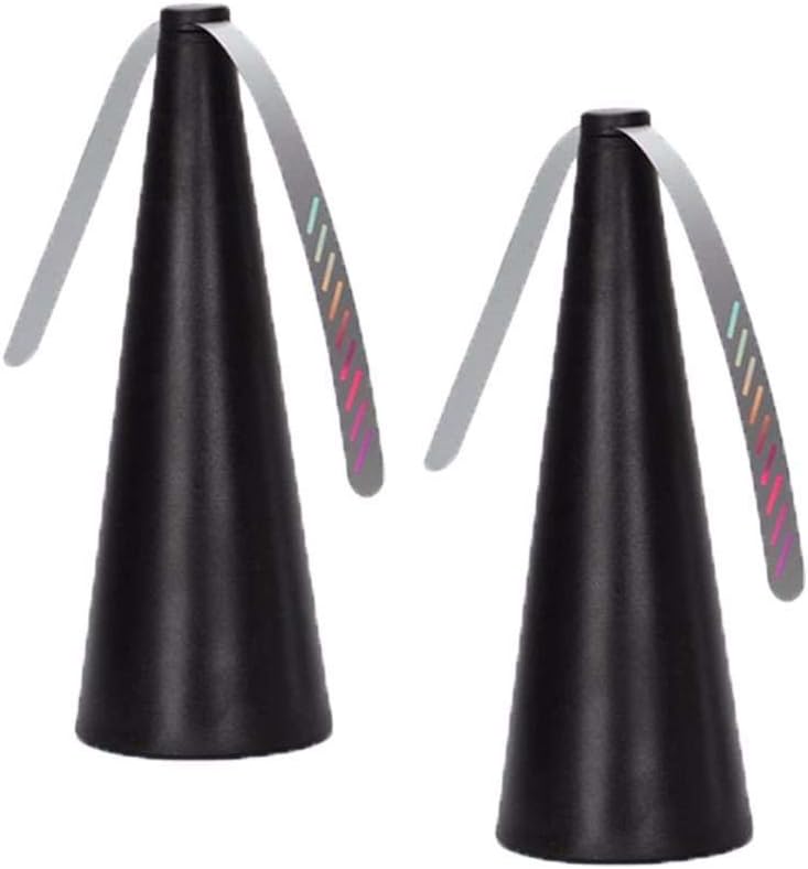 PIAOPIAONIU 2 PCS Fly Fans for Tables Fly Fan for Patio Keep Flies and Bugs Away