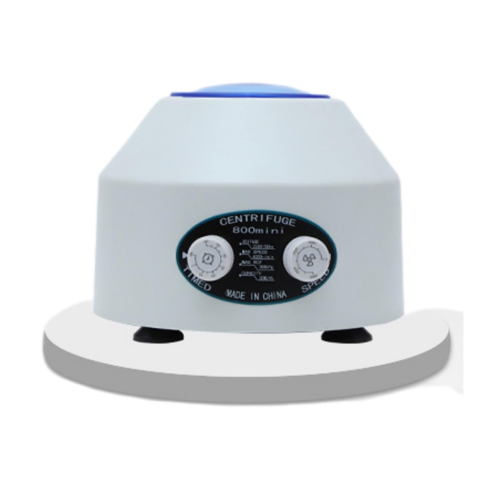 Laborzentrifuge, 800MINI Elektrische Blut Zentrifuge Labor Prp Plasma Maschine 15ML * 6 Rohr 4000rpm