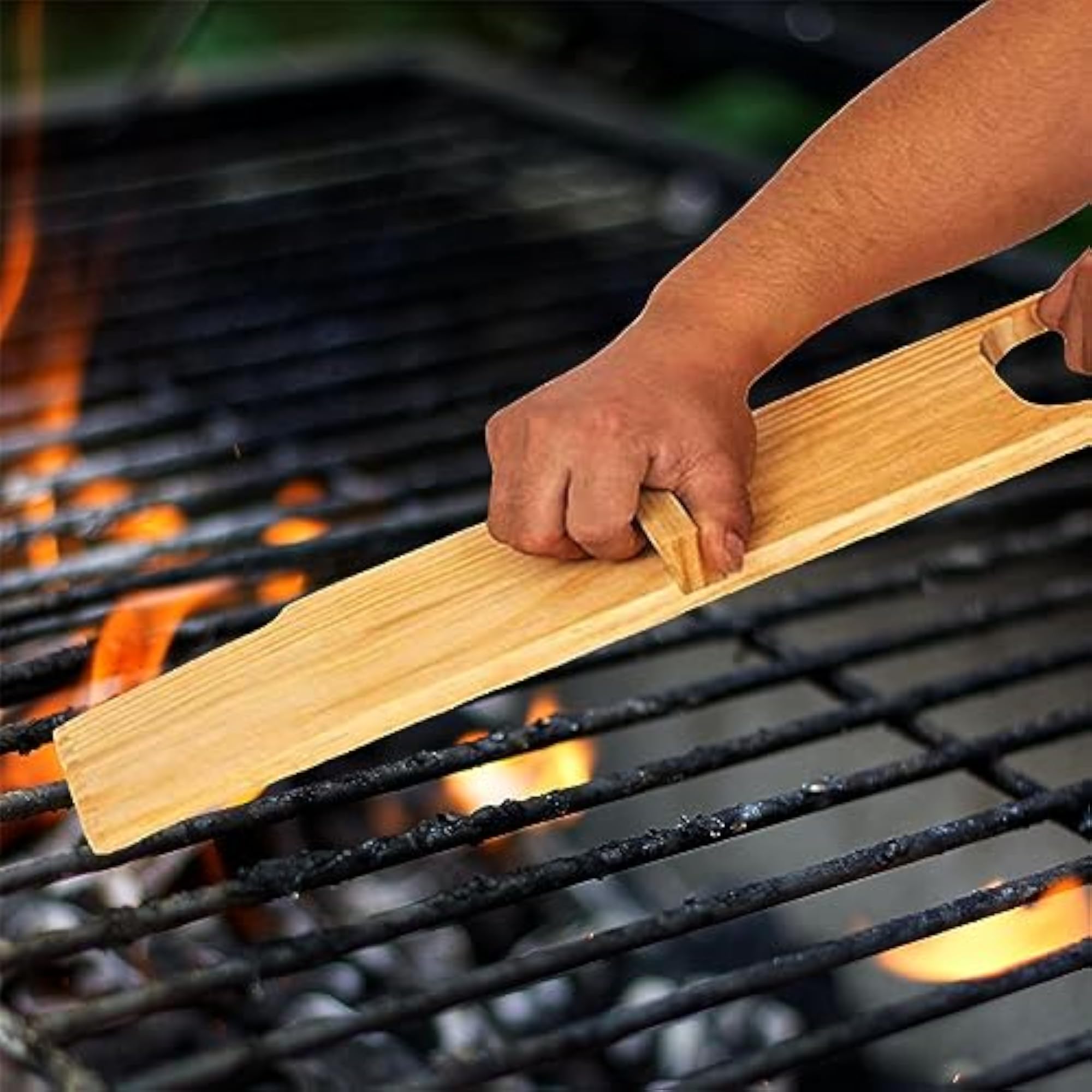 Wooden Grill Scraper for Barbecue
