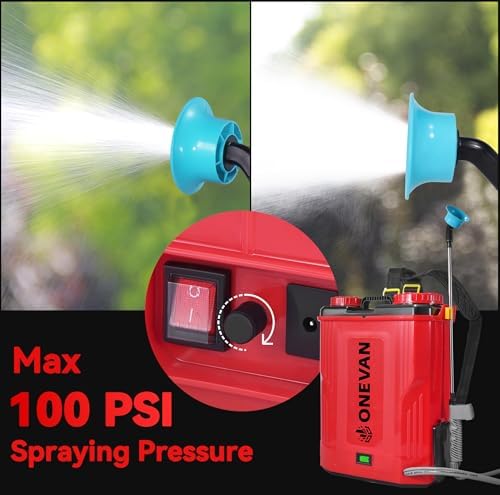 ONEVAN Backpack Sprayer with adjustable nozzles
