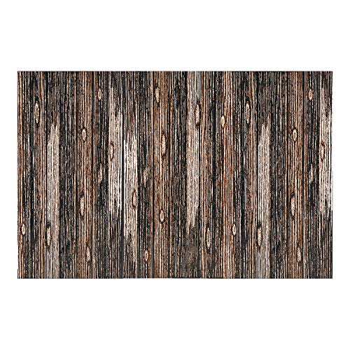 Fun Express Wood Plank Backdrop Banner 3pc Party Decor Wall Decor Preprinted Backdrops 3 Pieces