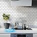 Art3d Peel and Stick Backsplash for Kitchen White Subway (10 Tiles, Thicker Design)