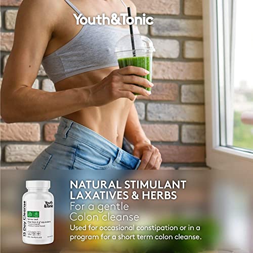 15 Day Colon Cleanse And Probiotic Enhanced Apple Cider Vinegar For Body Detox Or To Break The Plateau | All Natural To Feel Lighter And Slender #TOP3