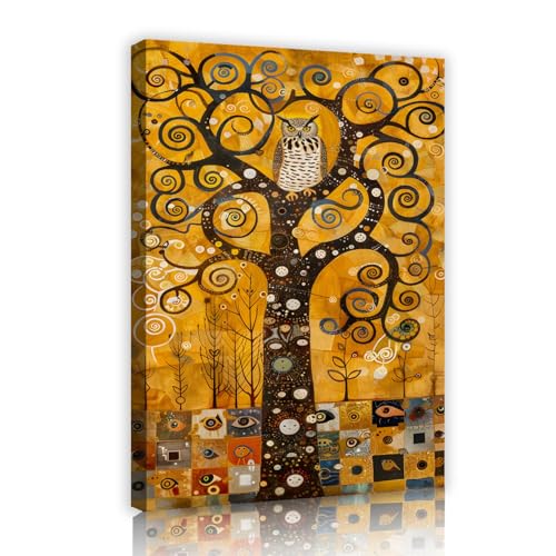 Arbre de vie art mural affiche encadré décor mural abstrait salon 60x90