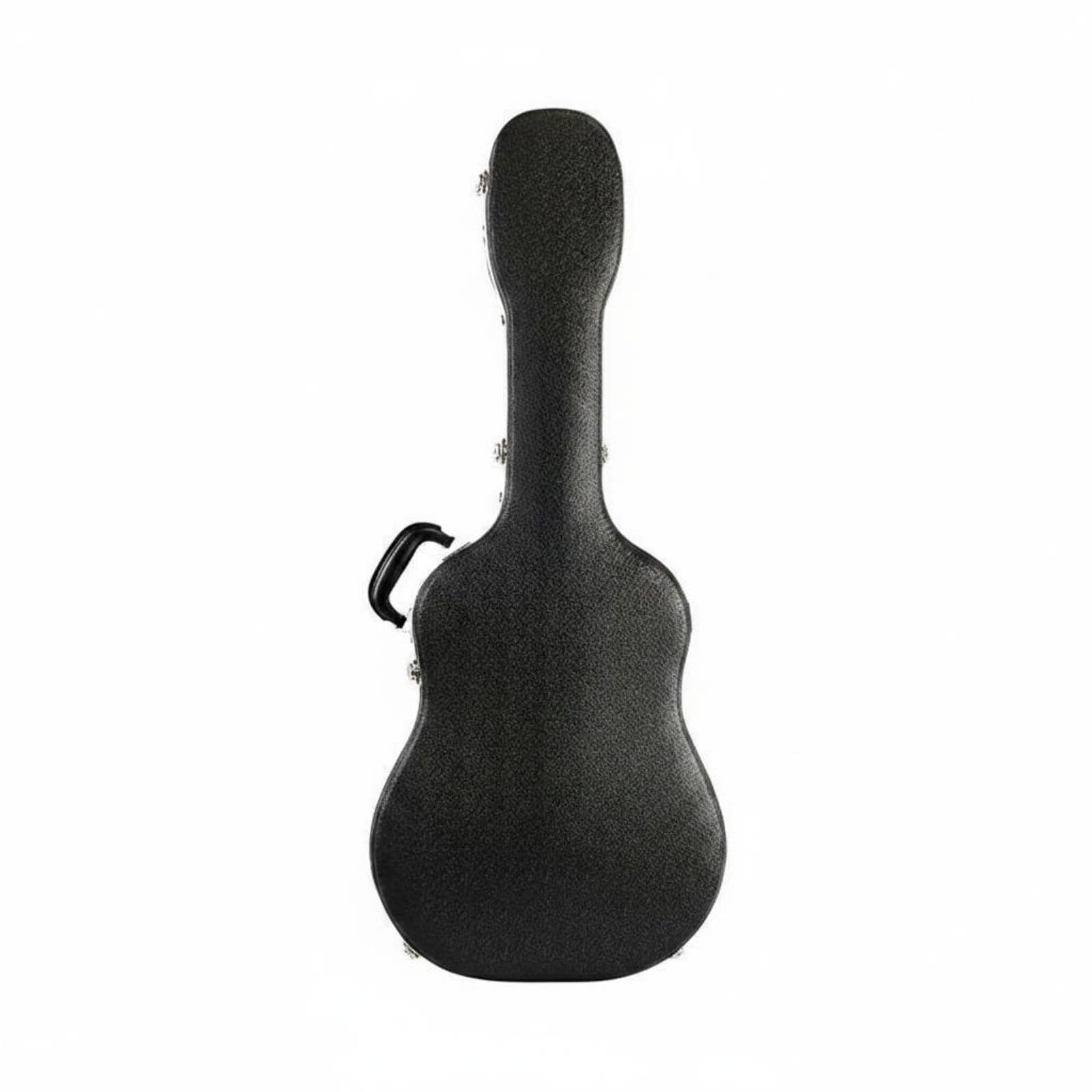 Harilla Estuche para Guitarra Estuche Rígido Funda Impermeable Maletín Musical Material con Estructura Reforzada E Interior de Terciopelo Asa Confortable y, Sin Correa
