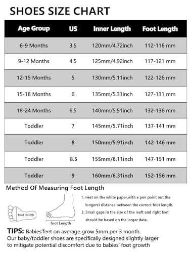 MORENDL Baby Toddler Walking Socks Non-Slip Breathable Unisex Casual Sneakers - Image 7