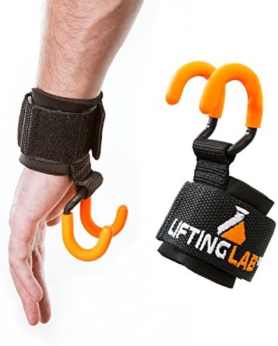 Lifting Lab Ultimate Back Builder | Weight Lifting Hooks with Non Slip Coatings