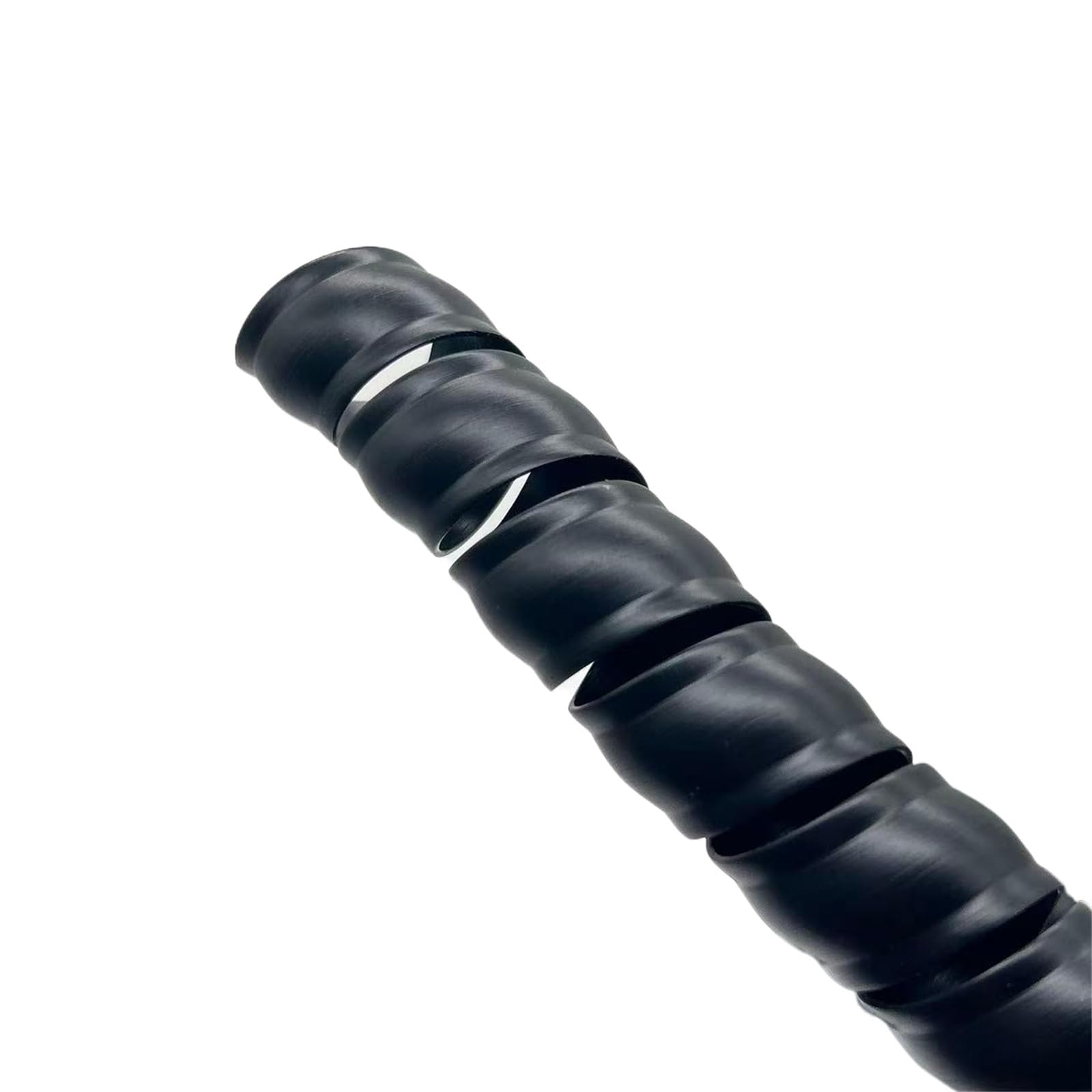 5 metri di guaina protettiva for cavi for tubi dell'olio ID da 18 mm a 28 mm, organizzatore di cavi, tubi flessibili a spirale, avvolgicavo idraulico(Nero,ID 28mm)