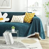 Amazon｜マルチカバー ソファカバー 夏用 グリーンA おしゃれ 長方形