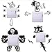 Hyllbb 4 Estilos Electrocutado De Dibujos Animados De Animales De Vinilo Interruptor De La Puerta Socket Sticker Dormitorio Papel Pintado Moderno Impermeable Decoración Del Hogar