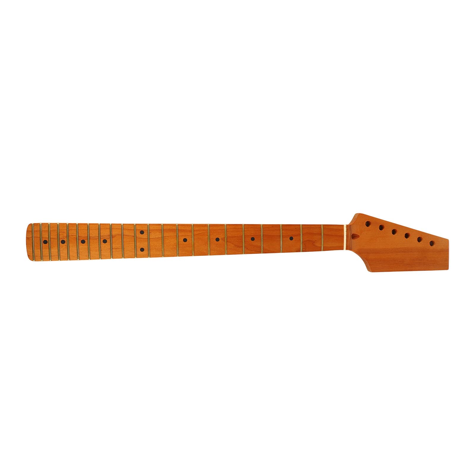 Wymiana gryfu gitary elektrycznej dla ST |Głowa półtonowa i pieczony klon/palisander |Odporna na warunki atmosferyczne aktualizacja DIY do gitar elektrycznych (GS70)
