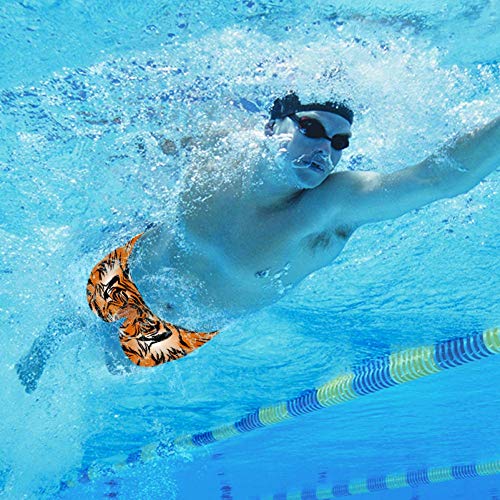 LORVIES - Costume da bagno da uomo con tigre del