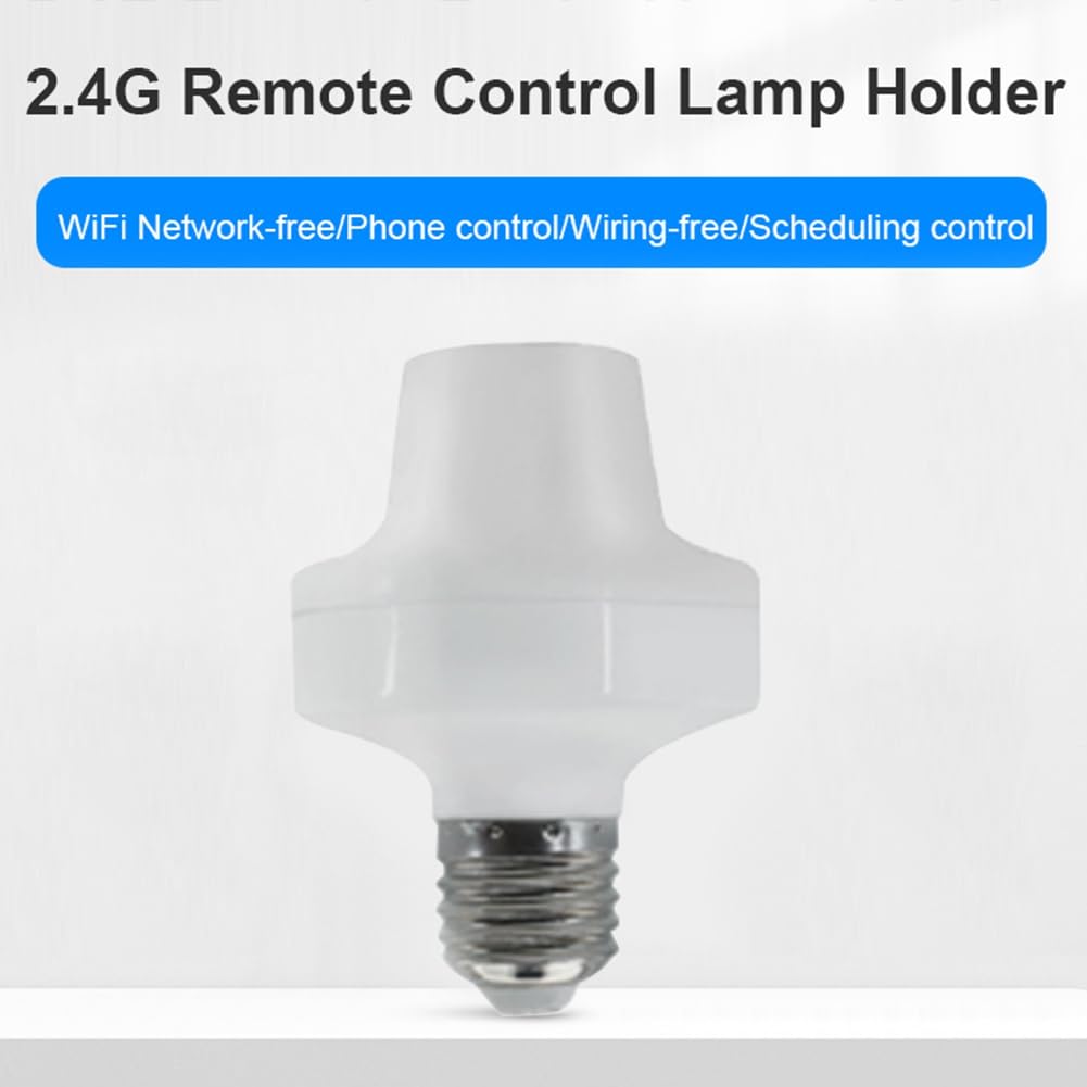 E27 Télécommande sans Support de Lampe Adaptateur D'Ampoule Intelligente Support de Lampe LED Dispositif Intelligent pour Ampoule LED