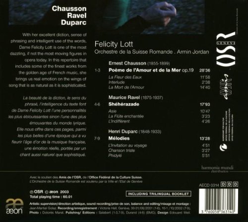 Chausson / Ravel / Duparc : Mélodies