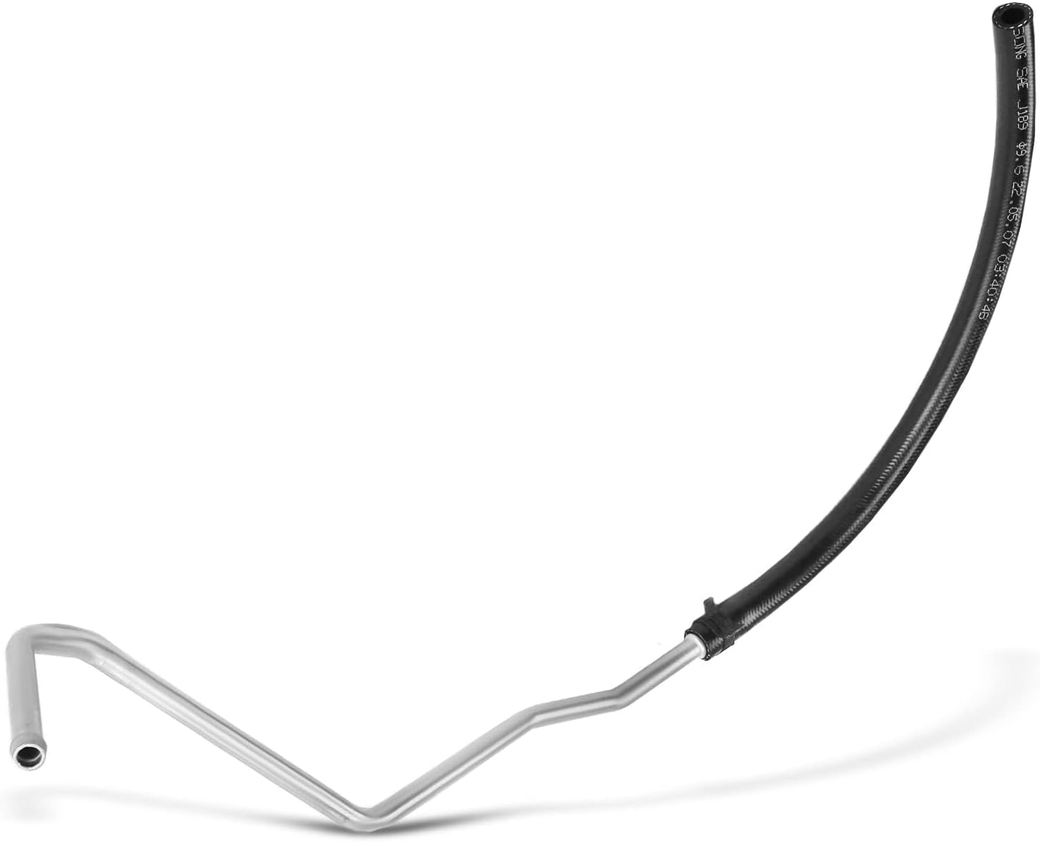 A-Premium Power Steering Return Hose Line Assembly Compatible with Ford Excursion 2000-2003, F-250 F-350 Super Duty 2000-2003, F-450 F-550 Super Duty 1999-2003, V8 7.3L, Cooler To Reservoir