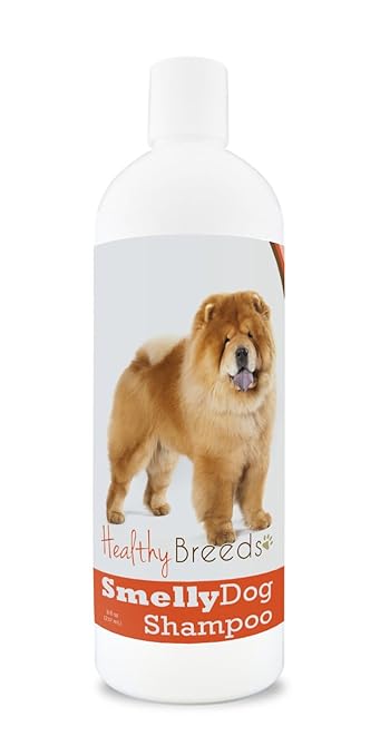 Healthy Breeds Smelly Dog Deodorizing Shampoo and Conditioner with Baking Soda for Chow Chow - Over 100 Breeds - 8 oz - Hypoallergenic for Sensitive Skin