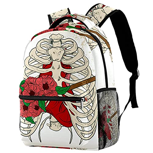Sac à dos nervuré de voyage avec poche gourde enfant