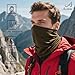 ACUSHLA 100% Merino Wool Neck Gaiter for Men & Women Ski Face Mask Winter Scarf Neck Warmer All Weather, Midweight Green