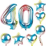 🎈 Nota cálida: globos de aluminio si se llena el globo con helio en aproximadamente un 90 %, es perfecto y puede flotar. Los globos son fáciles de llenar con la válvula de cierre automático.