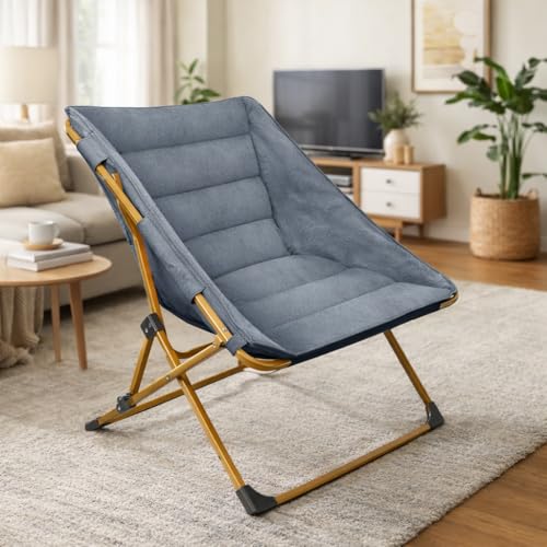 Cozy Folding Saucer Chair