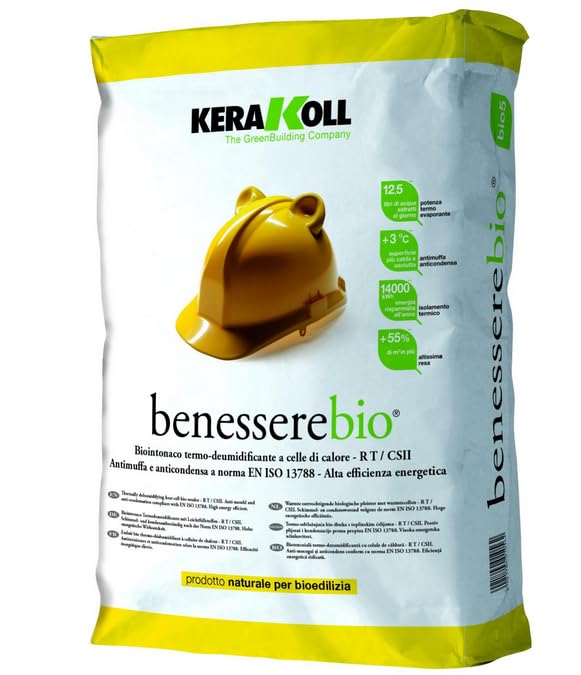 Intonaco minerale KERAKOLL BenessereBio 18 kg