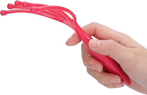 Masajeador de cabeza, masajeador de mano de plástico para el cuero cabelludo para el crecimiento del cabello, rascador de cabeza, alivio del estrés,