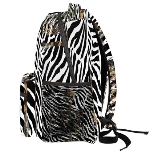 Sac à dos imprimé tête de mort zèbre pour ordinateur : libérez votre style unique - 4