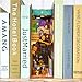 Tonecheer DIY Book Nook Kit 3D Holzpuzzle Modellbausatz für Erwachsene, mit Licht Booknook Bastelset Personalisierte Geschenke für Frauen und Männer (Vincents Welt)