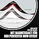 POPPSTAR 5x Magnetischer Info-Rahmen A4, Höhe 32,2 cm, Breite 23,6 cm, rot